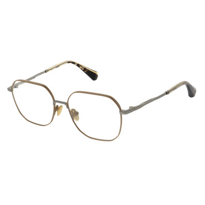 All Saints ALS3009 Unisexbrille in Silber und Goldfarben mit rechteckiger Form