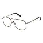 All Saints ALS3010 Unisexbrille in Silber mit Pilot Form