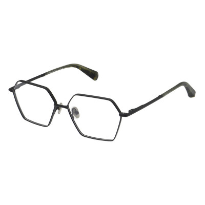 All Saints ALS3013 Unisexbrille in Schwarz mit vieleckiger Form