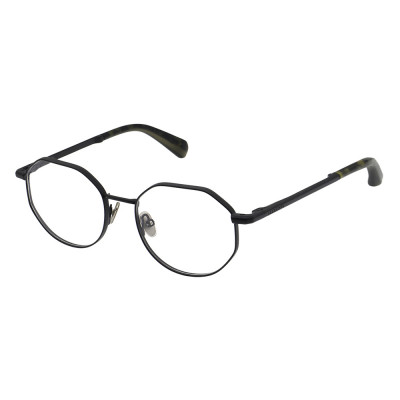 All Saints ALS3017 Unisexbrille in Schwarz mit runder Form