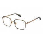All Saints ALS3025 Herrenbrille in Schwarz und Goldfarben mit rechteckiger Form