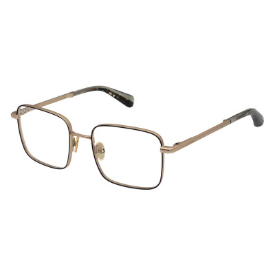 All Saints ALS3025 Herrenbrille in Schwarz und Goldfarben mit rechteckiger Form