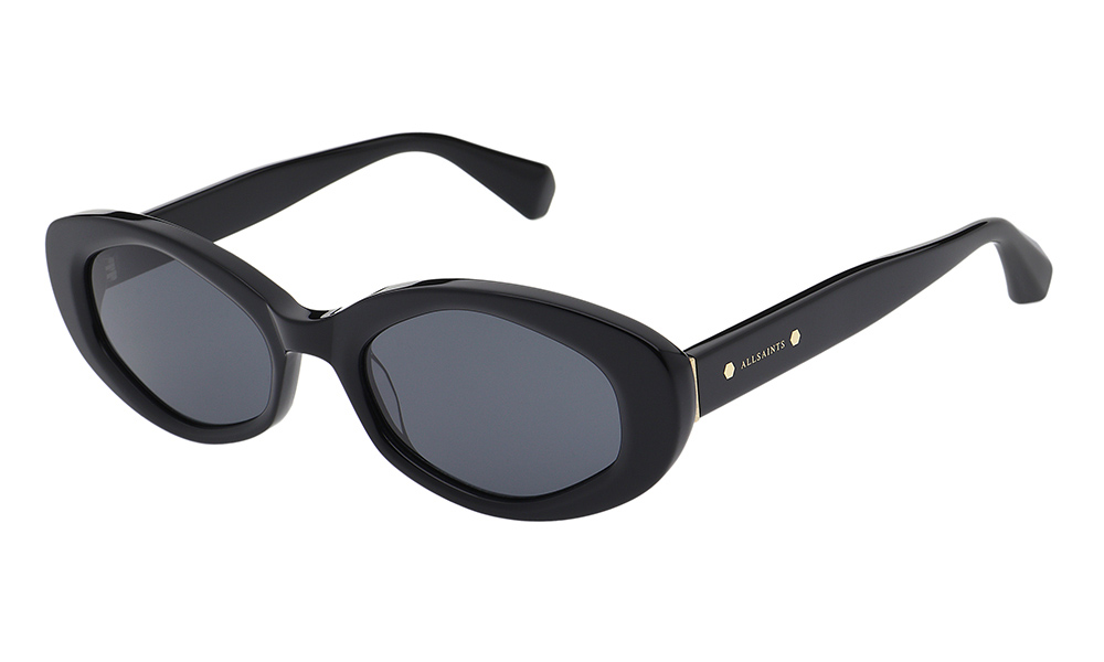 ALS5020 001 52-19 All Saints ALS5020 Damenbrille in Schwarz mit ovaler Form