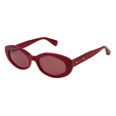 All Saints ALS5020 Damenbrille in Rot mit ovaler Form