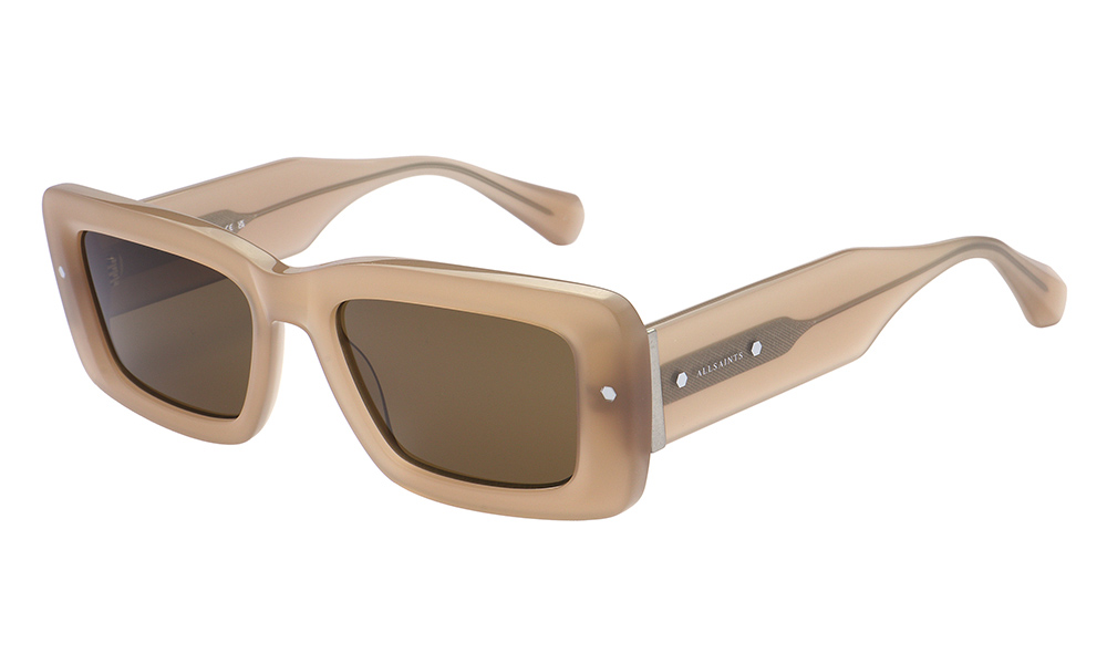 ALS5028 187 55-19 All Saints ALS5028 Unisexbrille in Braun mit rechteckiger Form