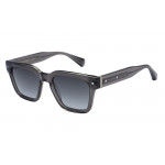All Saints ALS5029 Unisexbrille in Grau mit quadratisch trapezfoermiger Form