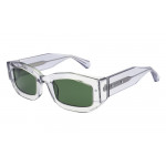 All Saints ALS5031 Unisexbrille in Transparent mit rechteckiger Form