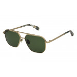 All Saints ALS7007 Unisexbrille in Goldfarben mit Pilot Form