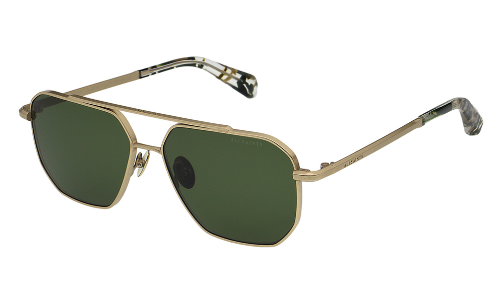ALS7007 491 55-14 All Saints ALS7007 Unisexbrille in Goldfarben mit Pilot Form