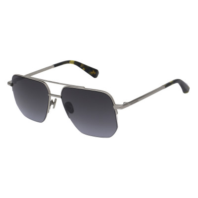 All Saints ALS7013 Herrenbrille in Silber mit quadratisch trapezfoermiger Form
