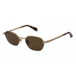 All Saints ALS7014 Unisexbrille in Goldfarben mit ovaler Form