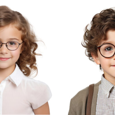 Png Diverse A Kids Wearing Glasses Cut Out Element Set