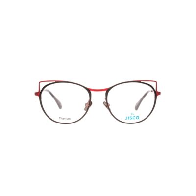 Brille 1123 Jisco Isa Rd 51 18 140 Schwarz Rot Frontal (neutral) Lg4b2949