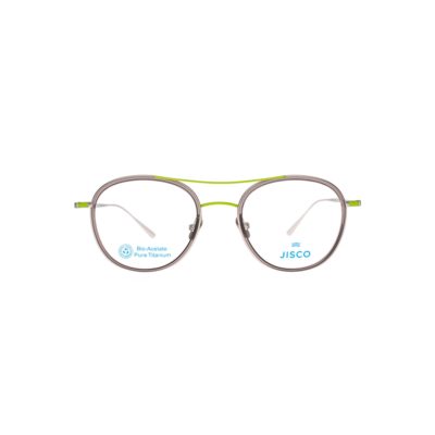 Brille 1150 Jisco Pool Slgr 53 18 143 Silber Gruen Frontal (neutral) Lg4b2976
