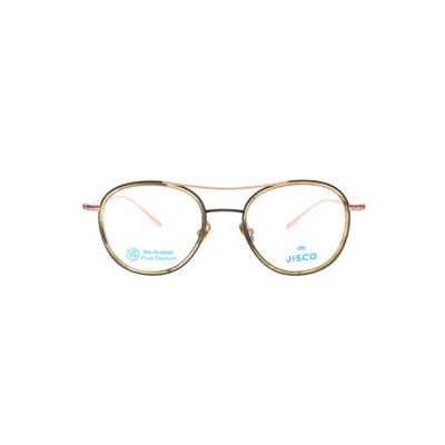 Brille 1153 Jisco Pool Bkgd 53 18 143 Gold Schwarz Frontal (neutral) Lg4b2979