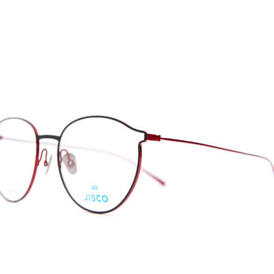 Brille Jisco Eolo Rd 52 17 140 Rot Schwarz 3, Schraeg, Lg4b5124