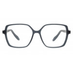 Colibris Eyewear Damenbrille Dana mit eckigem, dunkelgrauem Rahmen, frontal abgebildet