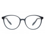 Colibris Eyewear Damenbrille Daria mit rundem, schwarzem Gestell, frontal abgebildet.