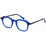 EYEFUNC 1174-54 Unisexbrille mit rechteckiger Vollrandfassung in Blau/Grau