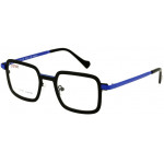 EYEFUNC 1176-69 Unisexbrille mit rechteckiger Vollrandfassung in Schwarz/Blau
