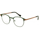 EYEFUNC 1184-72 Unisexbrille mit Panto-Vollrandfassung in Grün/Braun