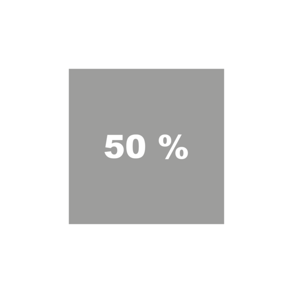 Grau 50%