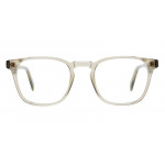 Colibris Eyewear Unisexbrille Günter G., transparente Kunststofffassung, Vorderansicht.