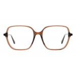 Colibris Eyewear Unisexbrille Hazel in Braun, rechteckige Fassung, modisches Design für Damen und Herren.