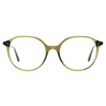 Colibris Eyewear Damenbrille Hera, runde Fassung in Olivgrün, für modebewusste Frauen.