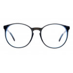 Colibris Eyewear Damenbrille Jana mit rundem, schwarzem Rahmen, frontal abgebildet.
