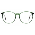 Colibris Eyewear Damenbrille Jana in Grün, rundes Gestell mit feinen Bügeln, Vorderansicht
