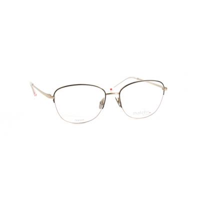 Damenbrille Makellos ME 1050, ovale Metallfassung in Goldoptik.