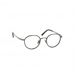 Rund gerahmte Unisexbrille makellos ME 1077 auf weißem Hintergrund.
