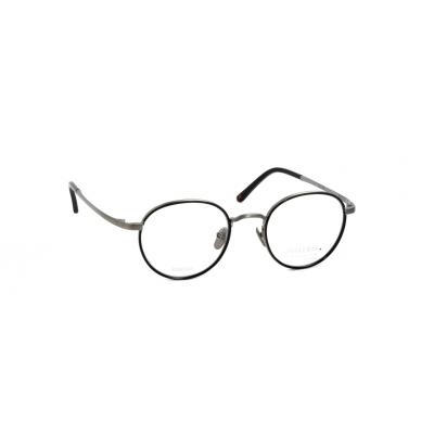 Rund gerahmte Unisexbrille makellos ME 1077 auf weißem Hintergrund.