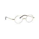 Runde Unisexbrille Makellos ME 1080 mit goldfarbenem Rahmen.
