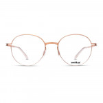 Unisex Brille MITA MT1016, runde Metallfassung in Gold. Ideal für jedes Outfit und jede Gelegenheit.