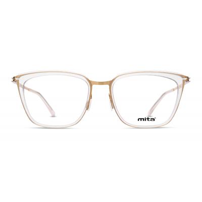 Damenbrille MITA MT1026, elegant und modern gestaltet mit dünnem goldenen Rahmen. Perfekt für stilbewusste Frauen.