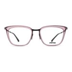 Damenbrille MITA MT1026 mit quadratischem Rahmen, rosa und schwarzes Design.