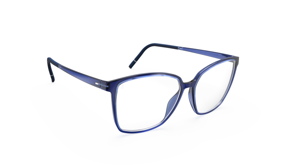 Silhouette Clear Sky 1621-4510 Royal Blue 55-14 Silhouette Clear Sky 1621 Damenbrille in Blau