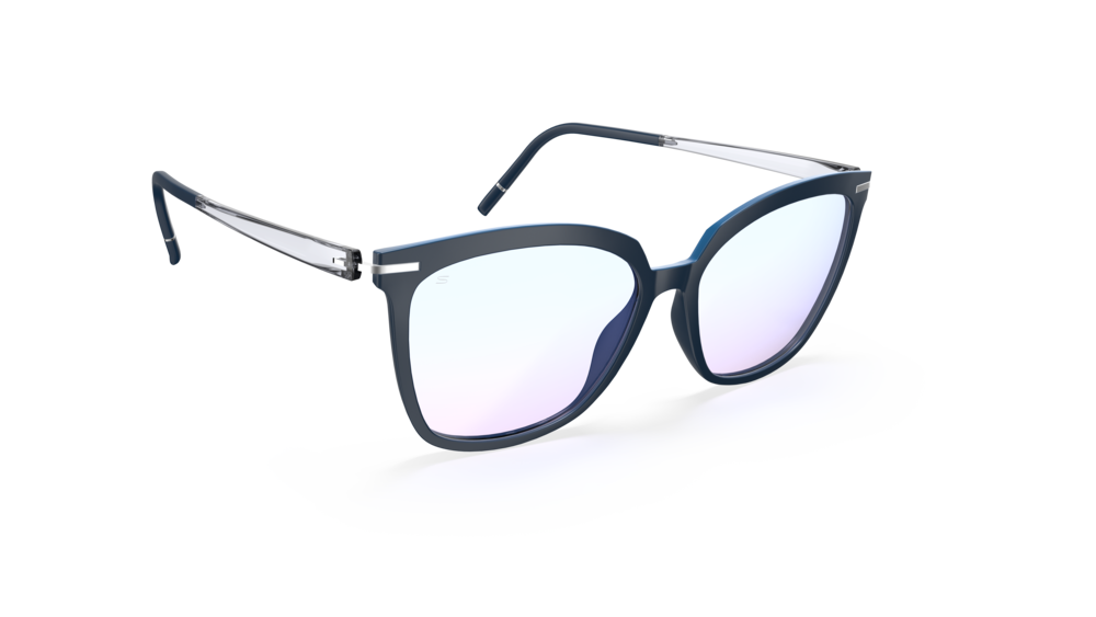 Silhouette Vibrant Horizon 1623-4615 Blue Rose Fade 55-15 Silhouette Vibrant Horizon 1623 Damenbrille in Blaurosa