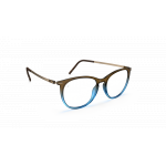Silhouette Rising Dawn 1628 Damenbrille in Bernsteinblau