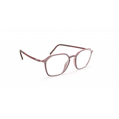 Silhouette Rising Dawn 2964 Unisexbrille in Beere