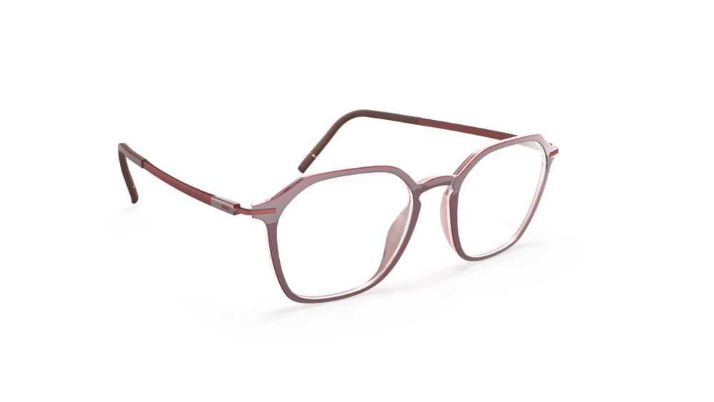 Silhouette Rising Dawn 2964-3540 Wild Berry 52-18 Silhouette Rising Dawn 2964 Unisexbrille in Beere