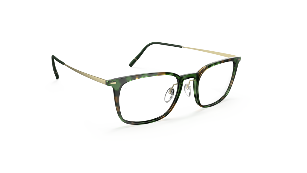 Silhouette Illusion Lite 2967-L240 Havanna Wineyard Green 52-18 Silhouette Illusion Lite 2967 Herrenbrille in Oliv