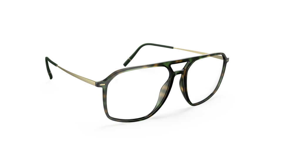 Silhouette Illusion Lite 2969-L240 Havanna Wineyard Green 58-16 Silhouette Illusion Lite 2969 Herrenbrille in Oliv
