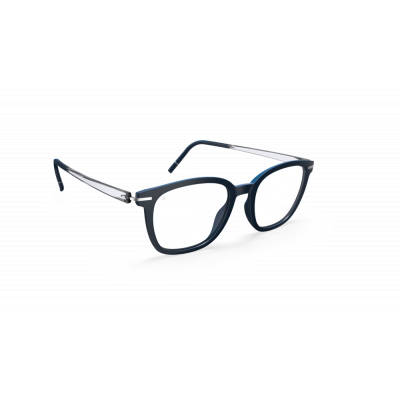 Silhouette Vibrant Horizon 2974 Unisexbrille in Blau