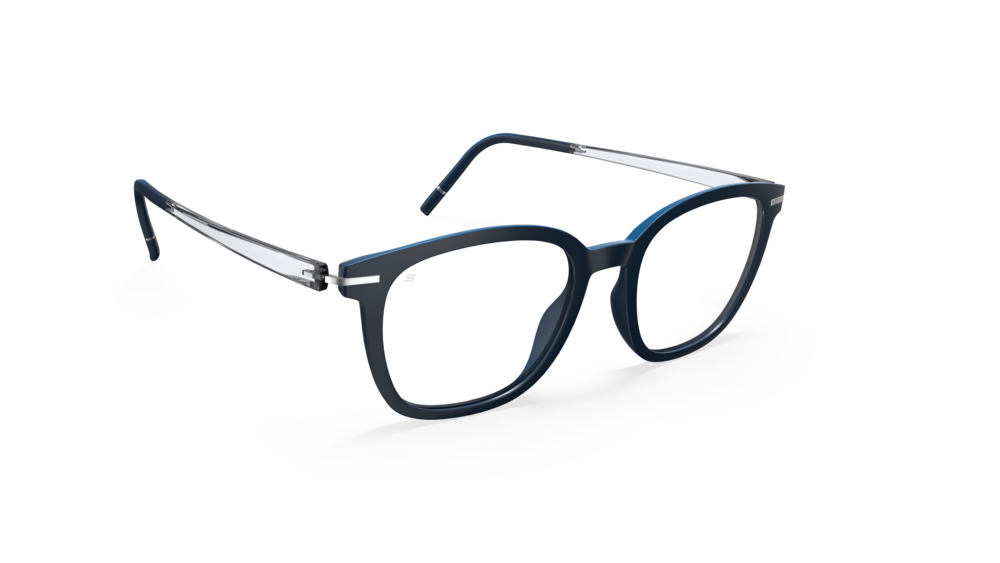 Silhouette Vibrant Horizon 2974-4510 Royal Blue 50-19 Silhouette Vibrant Horizon 2974 Unisexbrille in Blau