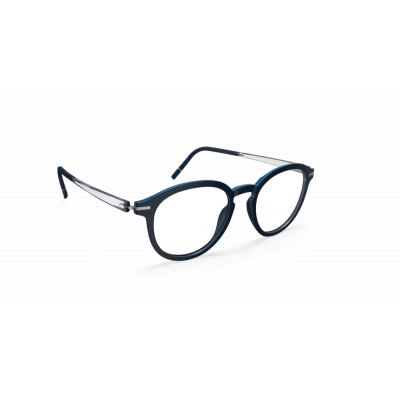 Silhouette Vibrant Horizon 2976 Unisexbrille in Blau