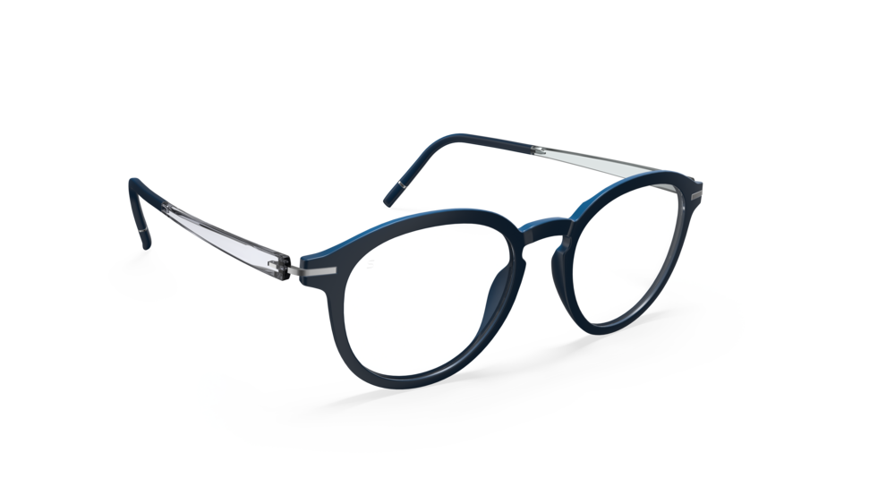 Silhouette Vibrant Horizon 2976-4510 Royal Blue 50-19 Silhouette Vibrant Horizon 2976 Unisexbrille in Blau