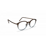 Silhouette Rising Dawn 2992 Unisexbrille in Kastanienblau